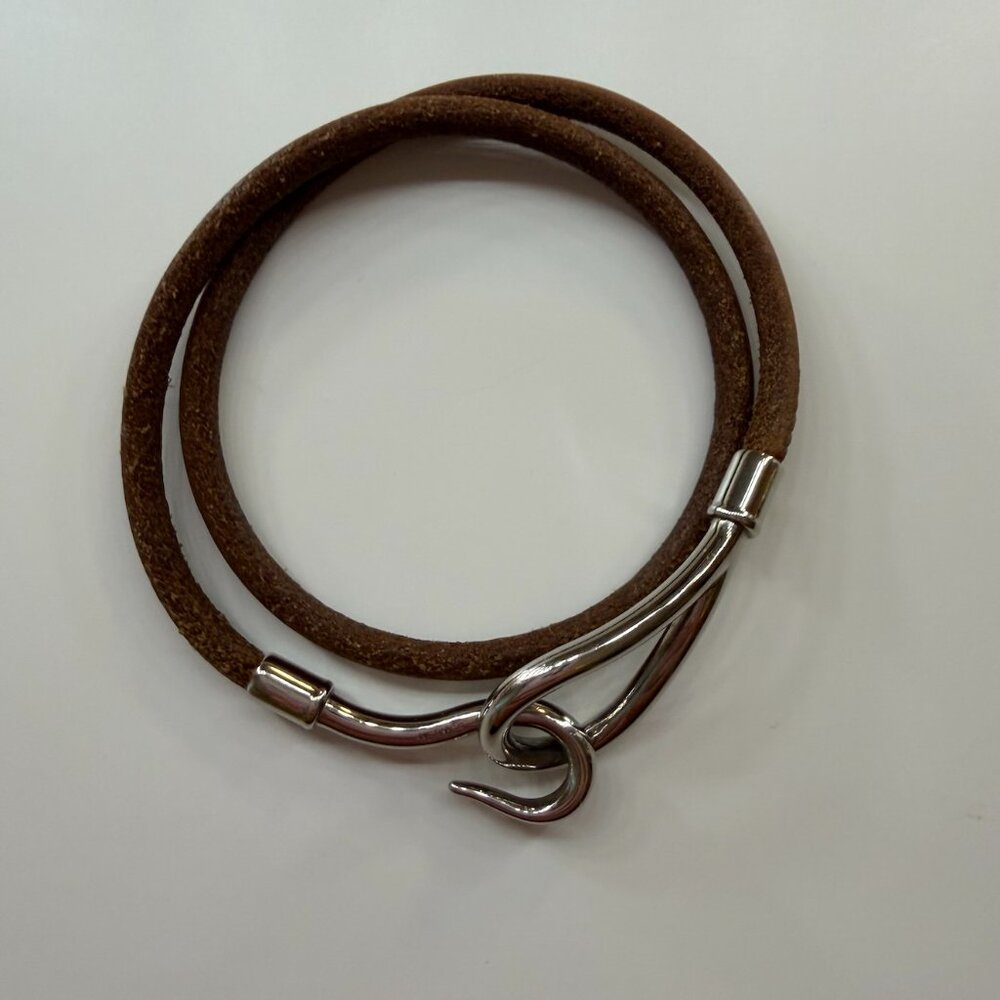 Hermès Hook Double Tour Wrap Bracelet